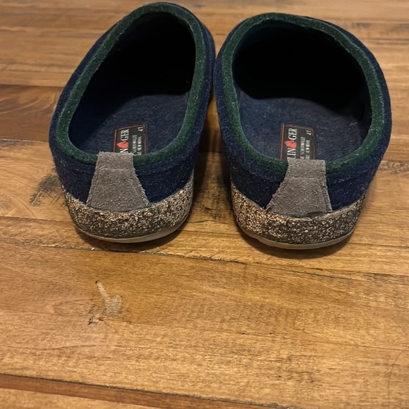HAFLINGER clogs navy blue, size 41, felted wool, good condition - Picture 4 of 11